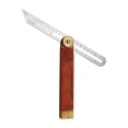 thumbnail image 1 of Escuadra falsa de carpintero, escuadra combinada de 20, transportador de ángulos de madera y metal, regla de tope de escuadra de carpintero, calibre de marcado ajustable, con función de bloqueo, 1 of 5
