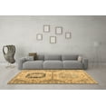thumbnail image 3 of Ahgly Company Indoor Rectangle Abstract Brown Modern Area Rugs, 7' x 10', 3 of 4