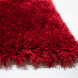 RugBerry Room Furniture - 5x7 Ft Red Solid Shag Area Rug, High-Quality ...