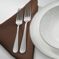 thumbnail image 3 of Lann's Linens Set of 144 Reusable Cloth Dinner Napkins, 20-in Polyester Fabric Napkins for Holiday, Wedding, Event, Machine Washable, Chocolate Brown, 3 of 9