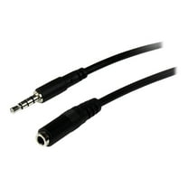 StarTech 2m 4 Position TRRS Headset Extension Cable with 3.5mm Male Mini-Jack Connectors, 28 AWG