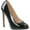 Black, variant on Women's Pleaser Sexy 42 Peep Toe Pump