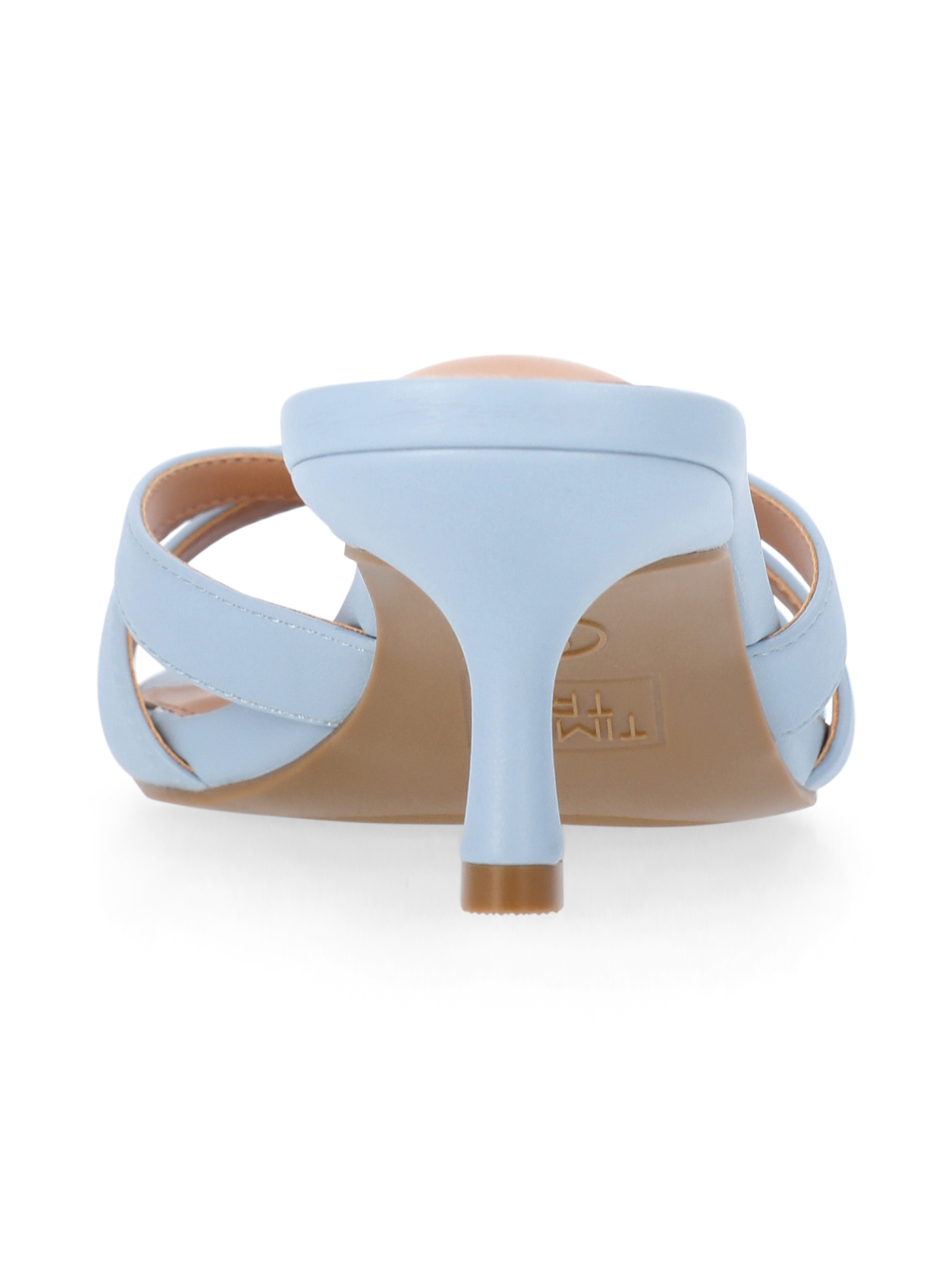 Time and Tru Women's Kitten Heel Mule Sandals