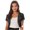 Black, variant on iixpin Womens Shining Sequined Cropped Length Open Front Bolero Shrug Sequin Cardigan Jacket Gold One Size