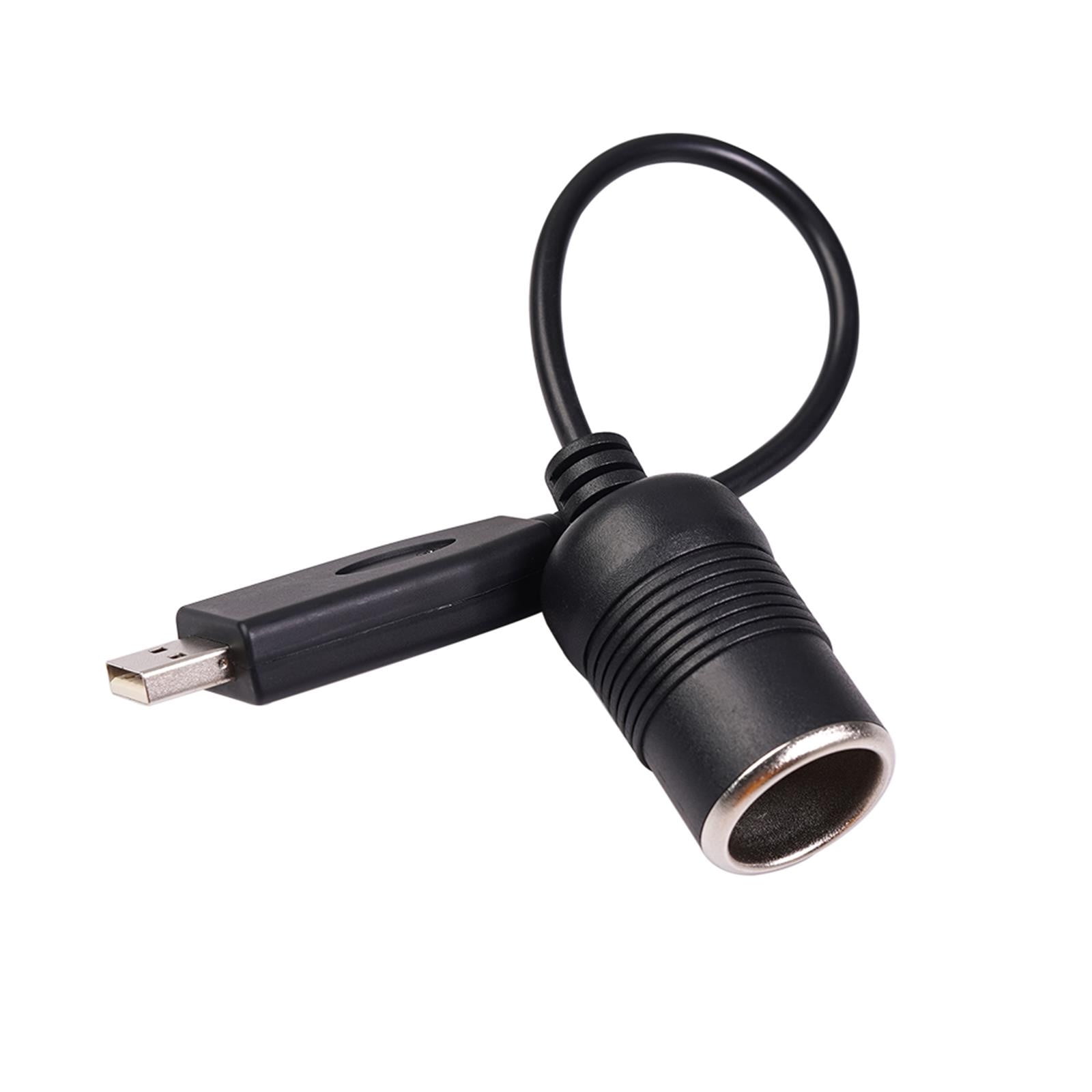 Linjieee Car Plug 120v Converter Adaptor Via Cable USB Port For 12V Car  Cigarette- Taken Accessories