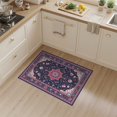 thumbnail image 2 of ODIKA Medallion Oriental With Maximalist Boho Floral Allover Motifs for Bedroom, Bedside, Nursery, Pet Friendly & Kids Safe, 2 of 7