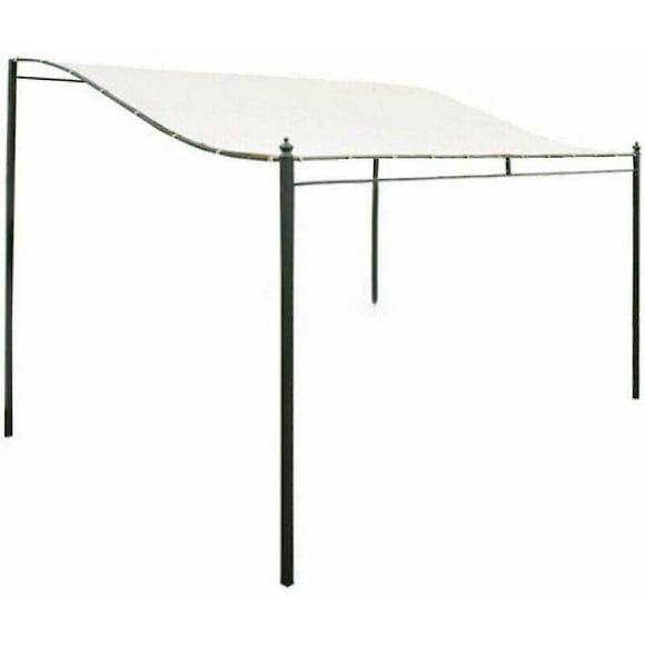 Replacement Roof Canopy For Gazebo Pavilion - 300d Waterproof Canvas Tent Awning Top Roof Sun Tent Outdoor Fabric Cover