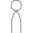 B, variant on XINGXIANG-1pc Rustproof Iron Stakes, Bendable Metal Climbing Support Frame for Indoor Outdoor Garden (F)