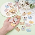 thumbnail image 3 of 36Pcs 6 Styles Little Bear Crochet Knitted Cloth Patch Sew on Patches Cloth Appliques Handmade Lovely Little Animals Garment Sewing Accessories DIY Project Crafts Embroidery Gifts colorful, 3 of 7