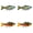 2A,2B, variant on Freshwater & Saltwater Fishing Lures, Lifelike Swimbait Multi Jointed Fish Fishing Kits Slow Sinking Crankbaits for Bass Trout Pike Bluegill Salmon, Ideal for Lake River Pond and Stream,3.94"