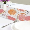 thumbnail image 4 of Yayeee Table Runner 70 inches Long Home Kitchen Dinning Party Decoration, Citrus Slice, 4 of 7
