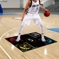 thumbnail image 3 of Tapete para pasos de baloncesto tapete de entrenamiento de regateo para práctica de trabajo de pies silencioso absorbente de golpes para entrenamiento de Control de pelota para jóvenes y adultos, 3 of 6