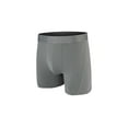 thumbnail image 3 of Aeropostale Mens Boxer Briefs Poly Spandex Performance Brushed Microfiber Ultra Soft Fly-less Support Boxer Briefs Underwear(Green/Grey/Navy/Navy, Large), 3 of 5