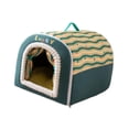 thumbnail image 3 of Cama para mascotas, caseta para perros de interior, caseta tipo cueva para perros pequeños, medianos y grandes, compacta para gatos. L, 3 of 8