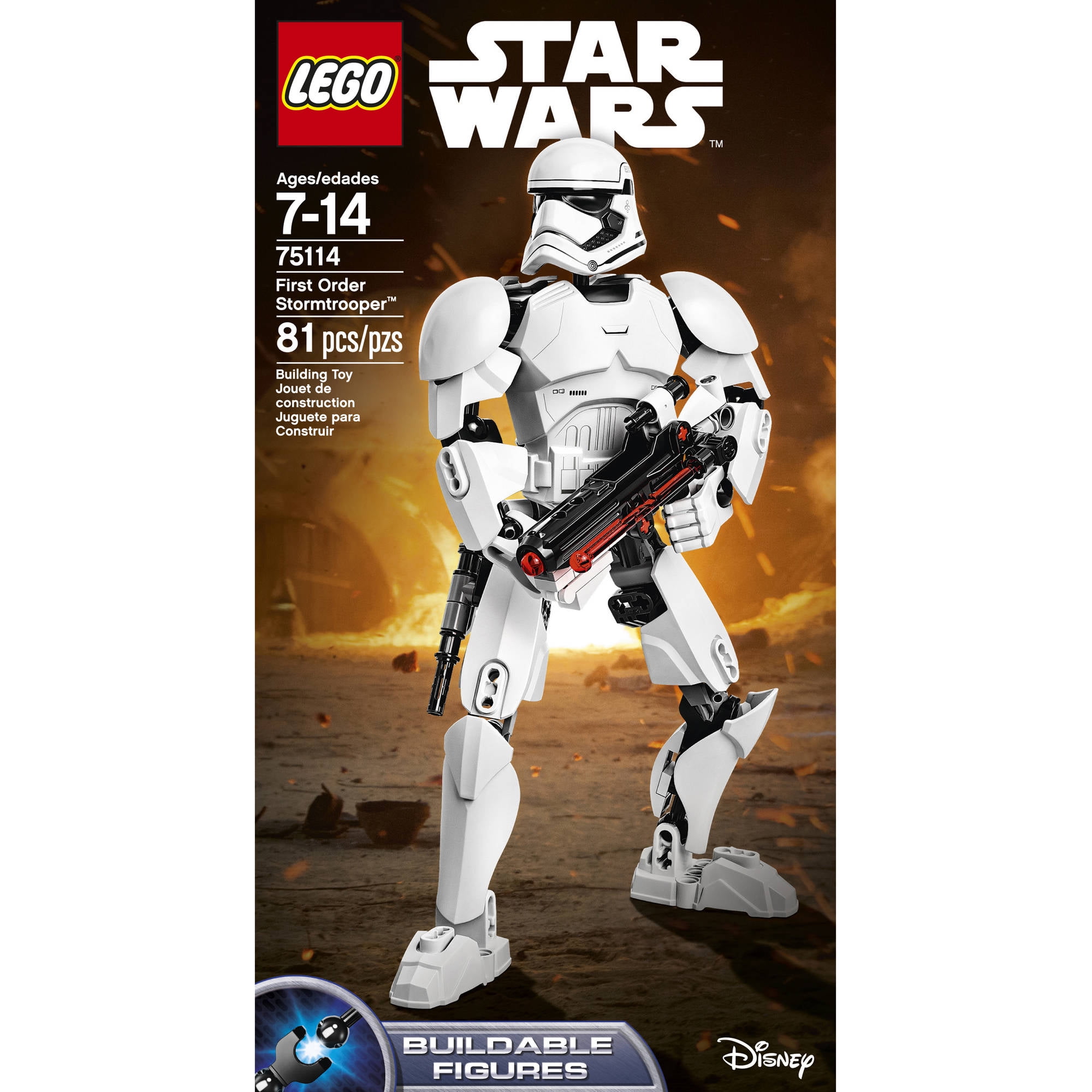 lego star wars buildable figures stormtrooper