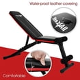 thumbnail image 5 of Yes4All Adjustable Weight Bench / Utility Weight Bench with Foldable Design – Weight Capacity 400 lbs (Red), 5 of 8