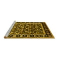 thumbnail image 2 of Ahgly Company Machine Washable Indoor Rectangle Oriental Yellow Traditional Area Rugs, 2' x 5', 2 of 4