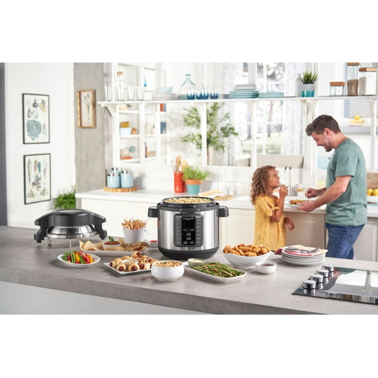 Air fryer crock pot 2024 pressure cooker all in one