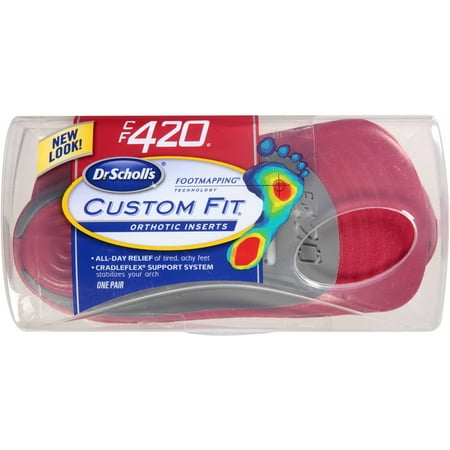 Dr. Scholl's Custom Fit CF420 Orthotic Inserts, 1 pr