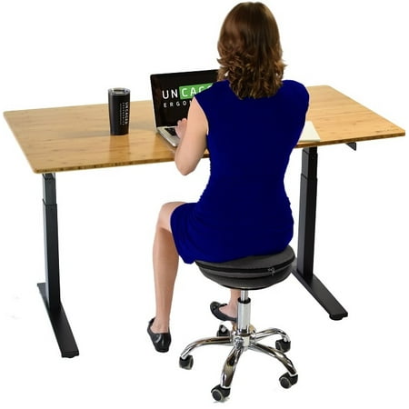 WOBBLE STOOL AIR rolling balance exercise ball chair alternative for active sitting. Swiveling adjustable height ergonomic office desk stool cool cute bouncy wiggle seat cushion stability