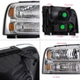 thumbnail image 7 of PIT66 Headlight Replace Assembly Fit For 2005-2007 Ford F250 F350 Amber Corner Lamps, 7 of 7