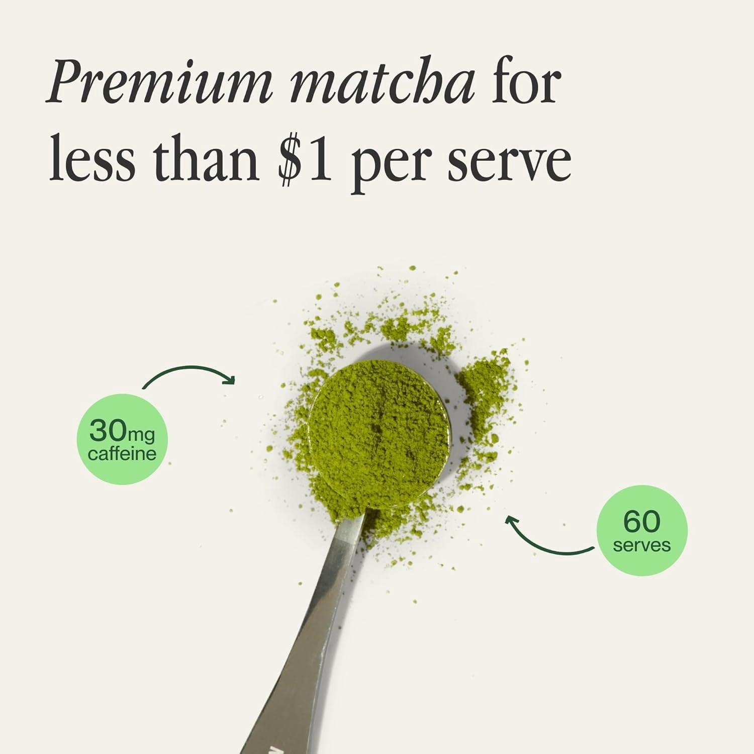 Morning Made Vanilla Flavored Ceremonial Grade Matcha Powder, Vanilla, 10.6oz (300g) Resealable Tin