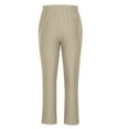 thumbnail image 3 of BXINGOHAI Casual Baggy Sweatpants For Men Cotton Breathable Pleated Jogger Pants Loose Fit Elastic Waistband Pants With Pocket Today Sales Khaki,XL, 3 of 5