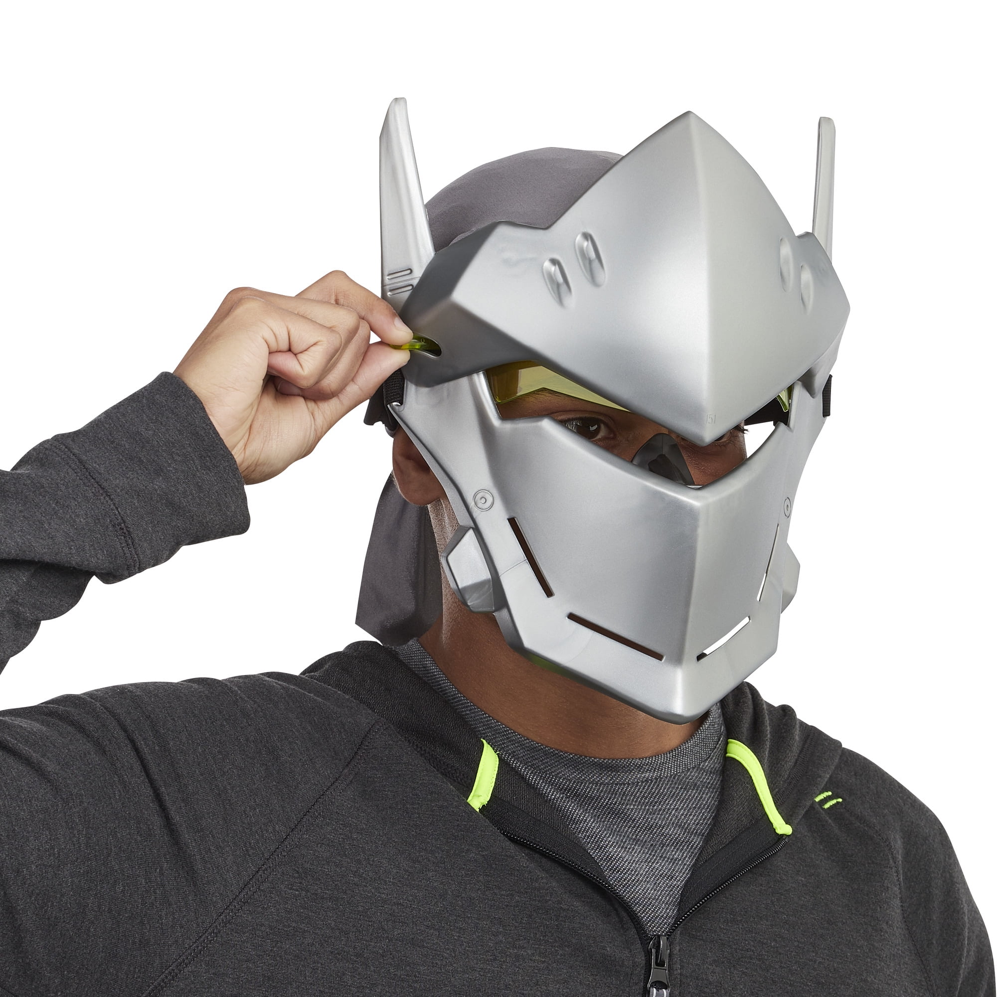 Overwatch League Roleplay Costume Mask with Gray Visor & Head Wrap Accessory - Walmart.com