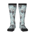 thumbnail image 1 of Fotbe Sea Otter Calcetas Divertidas Estampadas para Hombre y Mujer, Calcetas de Algodón hasta la Rodilla para Caminar, Correr, Enfermería y Embarazo, 1 of 6