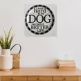 thumbnail image 3 of Signe De Mur Métallique Rond En Relief Pour Mon Chien, 3 of 3