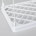 thumbnail image 3 of White Wire Stacking Cabinet Shelf Stackable Foldable Space Saving Shelf Stand, 3 of 13