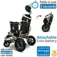 thumbnail image 3 of MAJESTIC IQ-8000 New Remote & Joystick Controlled Mobility Aid Lightweight Foldable Electric Wheelchair, 3 of 6