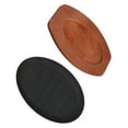 thumbnail image 5 of Poêle de 12 Pouces pour Poisson Frit, Plat de Service en Fer pour Steak avec Base, 5 of 5
