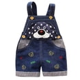 thumbnail image 4 of Abomasnow Boy Girl Jean Overalls Toddler 3D Graphic Denim Jumpsuit 9 Month-3 Years, 4 of 6