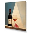 thumbnail image 2 of Designart "Crisp Cavas Sparkle" Wine Canvas Art Print, 2 of 7