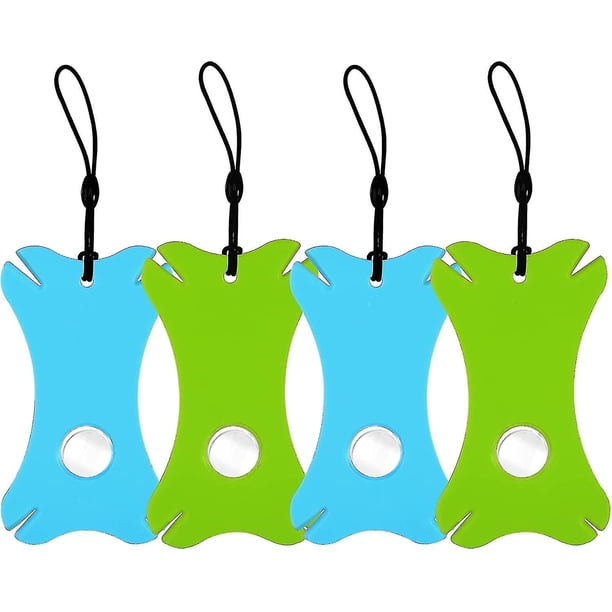 Tarjeta para garrapatas con lupa, 4 Uds., perfecta para eliminar garrapatas, Ideal para actividades al aire libre