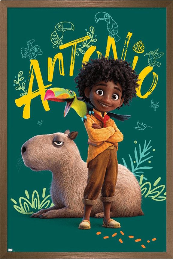 Disney Encanto - Antonio Wall Poster, 22.375" x 34", Framed