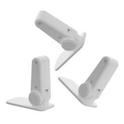 WHAMVOX 3 Pcs Stopper Toddler Proof Door Locks Guard Baby Handle Child White