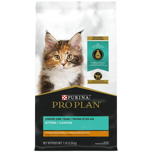Purina Pro Plan Kitten Chicken and Rice with Probiotics Formula Dry Cat