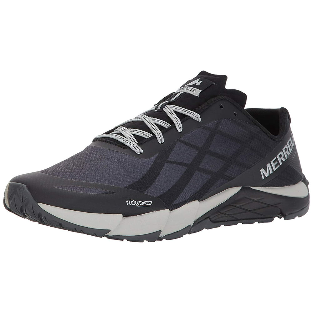 Merrell Merrell J09657 Mens Bare Access Flex Black Silver Training