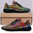 thumbnail image 3 of Hippie Peace Sign Tree Of Life Hippie Shoes Sneakers Black Size 9, 3 of 7