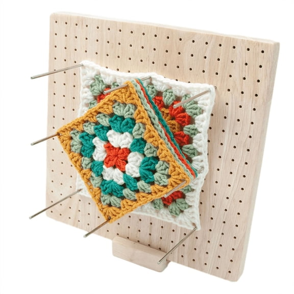 New Arrivals Knitting Blocking Board, for Granny Square with Rod Pins