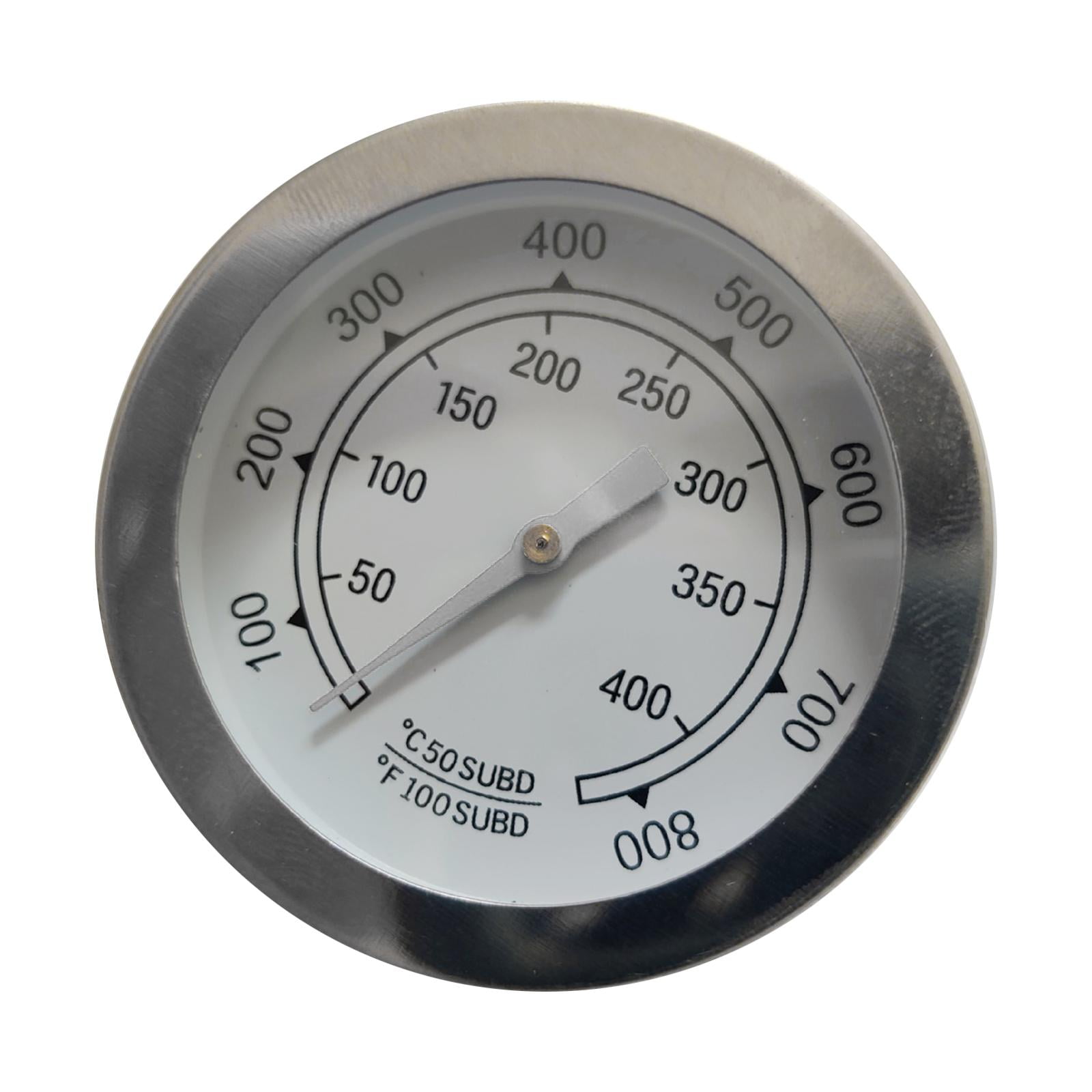 BBQ Smoker Grill Stainless Steel Thermometer Temperature Gauge 50-400℃ Q1N5 