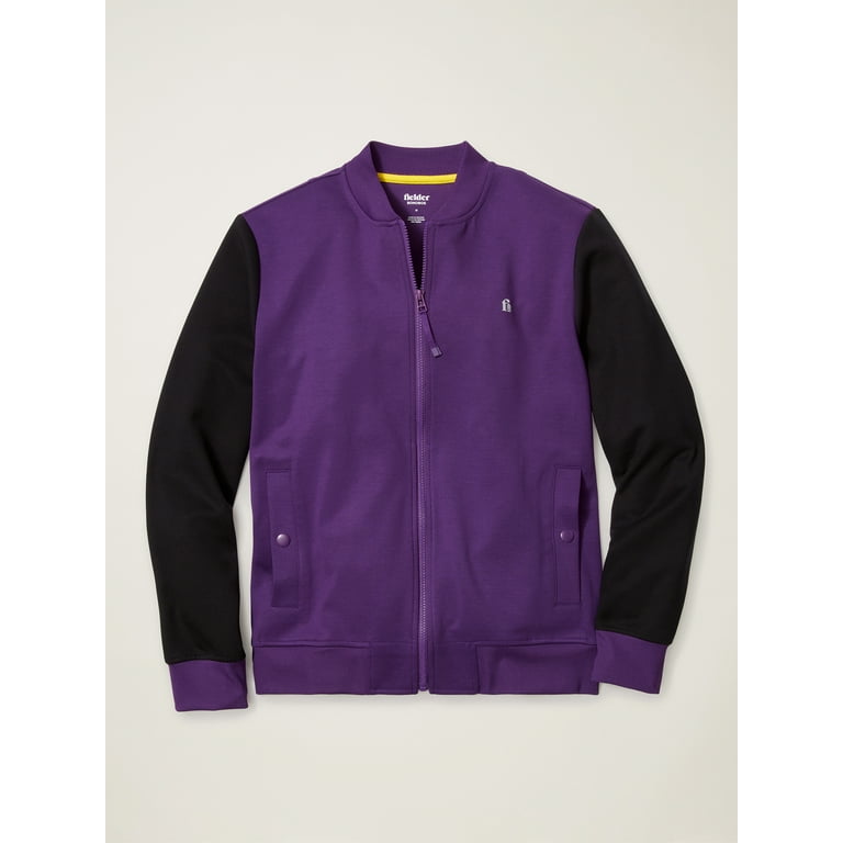 Bonobos Fielder Men s and Big Men s Tech Fleece Bomber Jacket up to Size 3XL Walmart