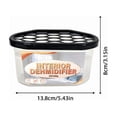 thumbnail image 3 of Linnome Moisture Absorber Box Dehumidifier For Closet Bedroom Bathroom Basement RV Refillable Desiccant Pack Dampness Remover, 3 of 9