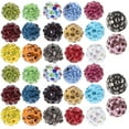 thumbnail image 4 of 50Pcs Round Disco Ball Decorative Rhinestone Spacer Beads Charms for Jewelry Making, 4 of 5