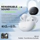 thumbnail image 2 of WEKOME WS-16 Bluetooth Headset Wireless Headphone Pebble Stone Sports Earphone with Charging Case -, 2 of 5