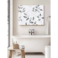 thumbnail image 6 of Gray Leaves Wall Art for Living Room, Canvas Picture Wall Decor for Bathroom Bedroom, Spring Rustic Branches Botanical Painting Artwork for Office Kitchen Hallway Dining Room Home Decorations 24"x32", 6 of 8