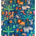 thumbnail image 5 of Triple T Studios Wild Safari Cotton Canvas Cat Tent Bed with Removable Mat, Natural, 5 of 5