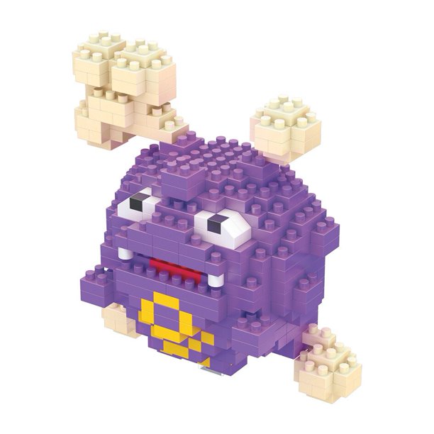 Nuevos bloques de Pokemon de 60 estilos, bloques de construcción pequeños, Mini modelo de animales de dibujos animados Kawaii Picachu, juegos educativos, gráficos, juguetes de Pokemon Dengxun unisex